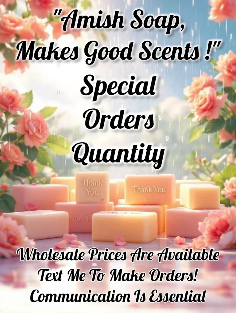 Scents List Read Amish Handmade Scented Goat's Milk Bar Soap (3 For $15)